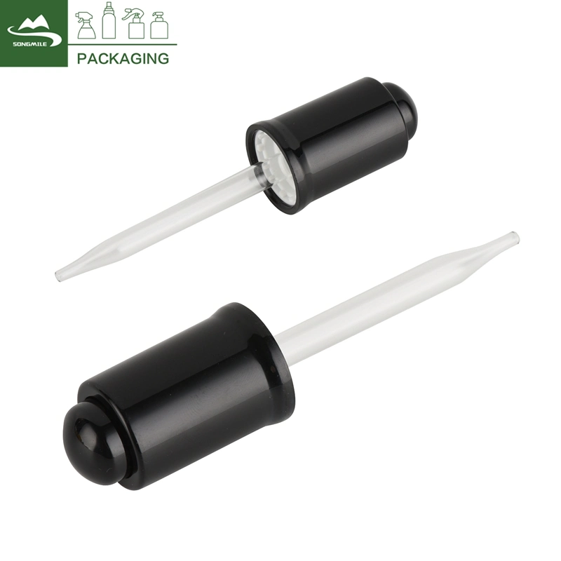 18/415 20/410 Aluminum Dropper Plastic Cap for Cosmetic Packaging