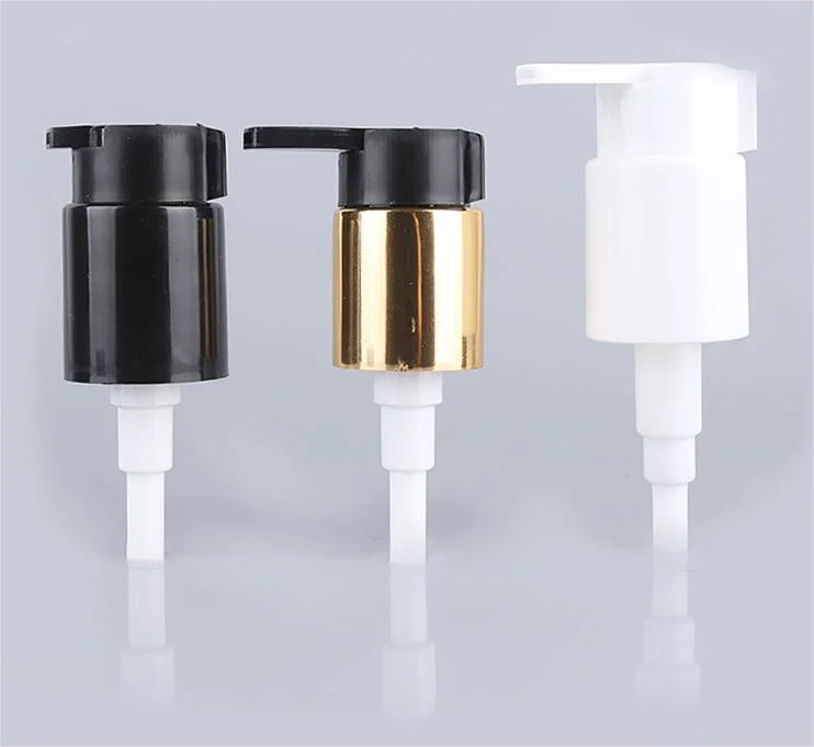 Best Price Serum Pump Cream Pump Treatment Pump with as Full Cap Gold Silver Alumina for Cosmetic Bottles