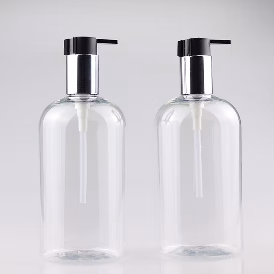 Großhandel 100 ml 300 ml 500 ml Boston Round Cosmetic Pet Shampoo Plastikflasche auf Lager