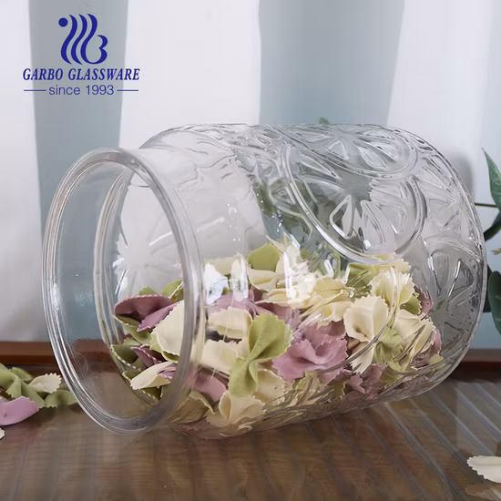 960 ml Vorratsglas aus Glas mit Holzdeckel für die Küche zu verkaufen